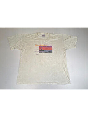 All Sport Men XXL Vision Proverb Quote GraphicT Shirt White Vintage 90s Tee